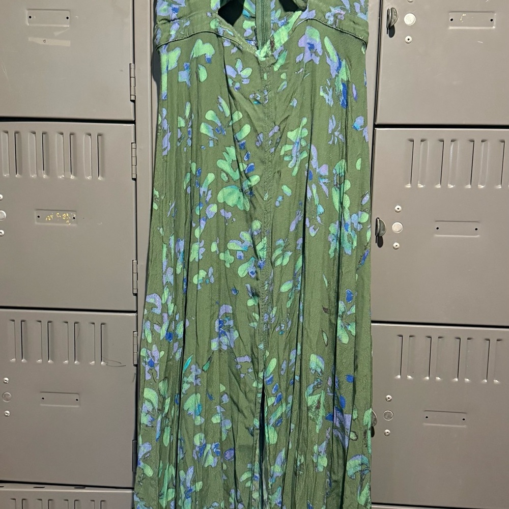 Tracy Reese Green and Blue Floral Dress - Picture 7 of 7